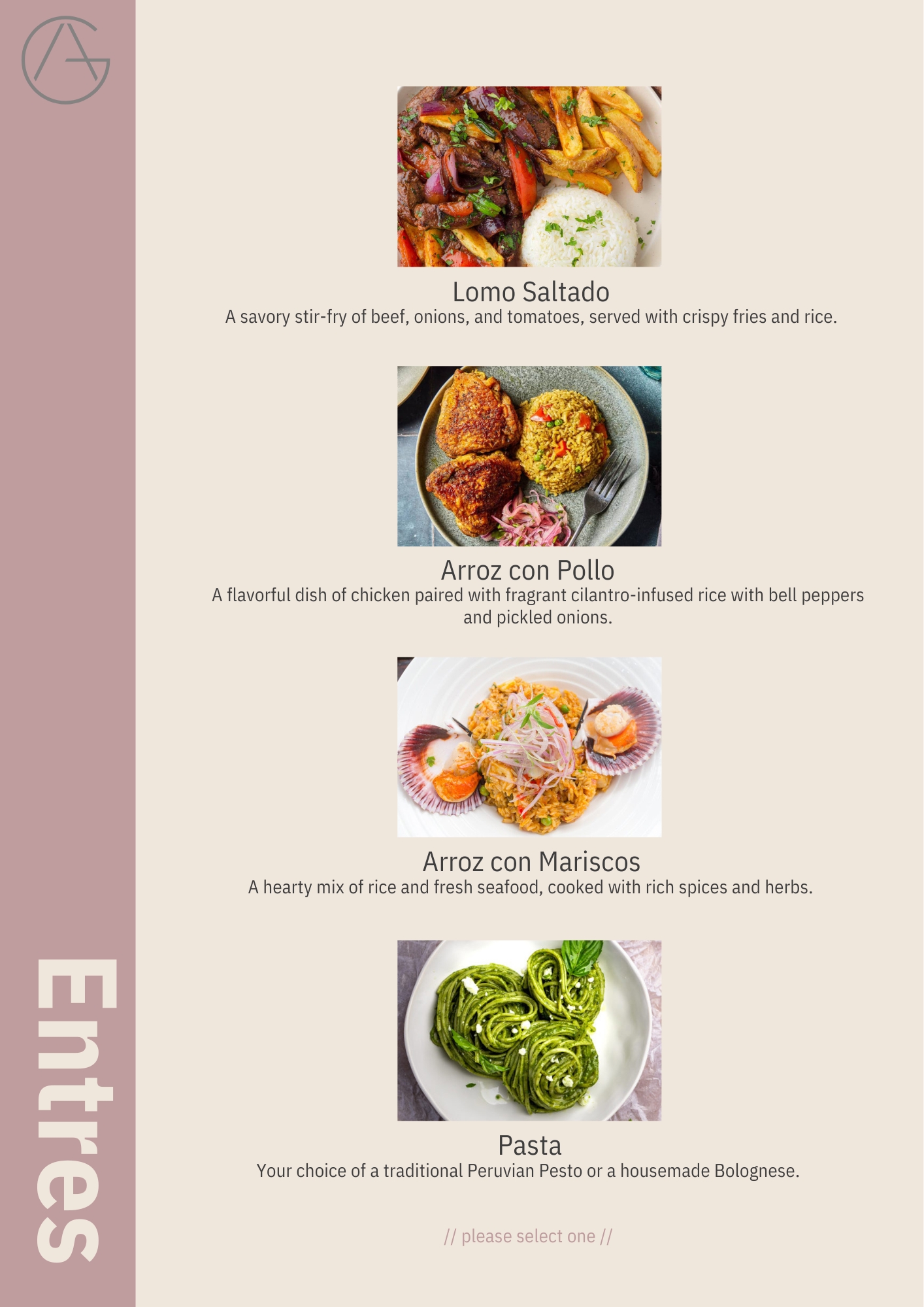 Entrees